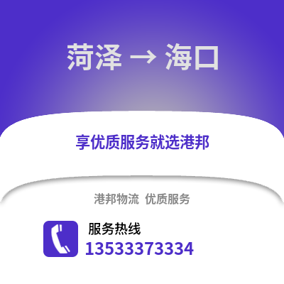 菏澤到海口貨運公司|菏澤到海口貨運專線